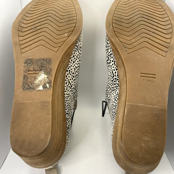 TOMS Kallie Wedge Bootie – Macadamia Mini Cheetah Print, Size 11 - Picture 5 of 7
